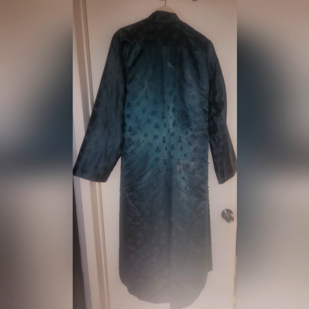 92 year old, authetic, turquoise, Chinese Changpao. Unisex.